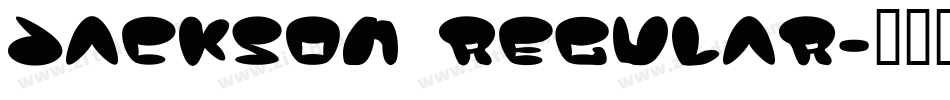 Jackson Regular字体转换